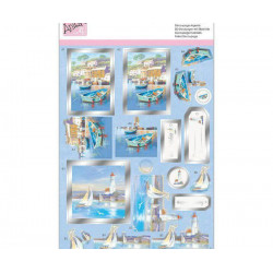 3d Papírové Výřezy - Moře A Lodě, West Design Products Limited Papíry Vrstvení, Scrapbooking