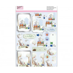 3d Papírové Výřezy - Myška A Zahrada Docrafts Papíry Vrstvení, Scrapbooking