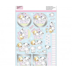 3d Papírové Výřezy - Zvířátka Kamarádi Docrafts Papíry Vrstvení, Scrapbooking