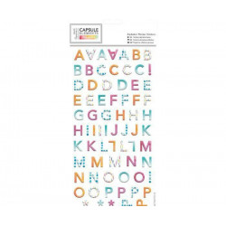 Abeceda Kartonové Samolepky Elements Pigment (169ks), Docrafts Plastické, Scrapbooking Papír
