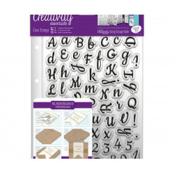 Abeceda A Člíslice - Silikonová Gelová Razítka (67ks), Docrafts Scrapbooking Papír