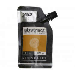 Akrylová Barva Lesklá Abstract 120ml - Yellow Ochre 252 Hořčicově Žlutá, Sennelier Akrylové Barvy Výtvarné Potřeby