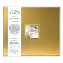 Album 30, 5x30, 5cm D-ring Gold Doodlebug Design Inc., 30x30cm Alba Bloky Scrapbooking Papír