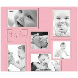 Album 30, 5x30, 5cm Šroubové Imitace Kůže Baby Růžové, Pioneer 30x30cm Alba Bloky Scrapbooking Papír