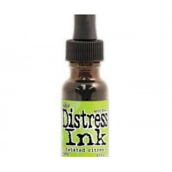 Distress Ink Náplň 14ml - Twisted Citron Ranger Náhradní Náplně, Inkousty Polštářky Scrapbooking Papír