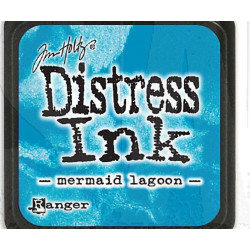 Distress Ink Mini Mermaid Lagoon Ranger Polštářky 3x3cm Inkousty Scrapbooking Papír