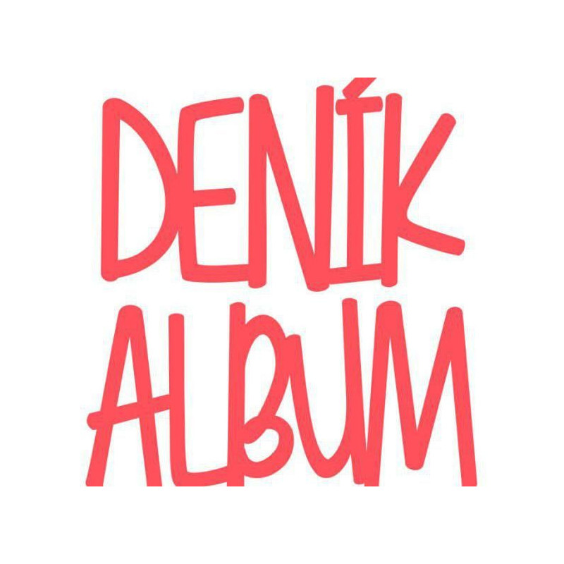 Deník Album - Vyřezávací Kovová Šablona (1ks), Davona Písmena Čísla Texty Kovové, Big Shot Embosování, Scrapbooking Papír