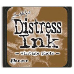 Distress Ink Mini Vintage Photo Ranger Polštářky 3x3cm Inkousty Scrapbooking Papír