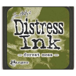 Distress Ink Mini Forest Moss Ranger Polštářky 3x3cm Inkousty Scrapbooking Papír