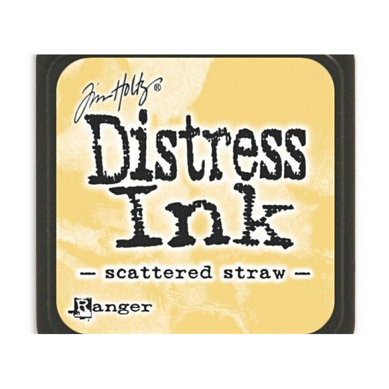 Distress Ink Mini Scattered Straw Ranger Polštářky 3x3cm Inkousty Scrapbooking Papír