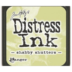 Distress Ink Mini Shabby Shutters Ranger Polštářky 3x3cm Inkousty Scrapbooking Papír