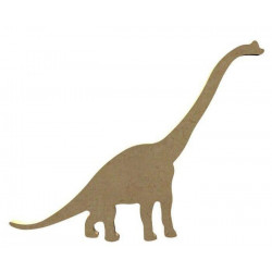 Dekorační Brachiosaurus Z Mdf (1ks) 19x13, 5cm Gomille Sas Předměty Na Decoupage Hobby Barvy