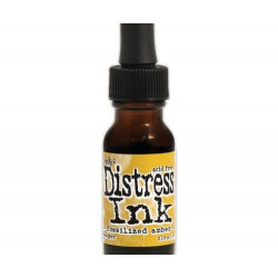 Distress Ink Náplň 14ml - Fossilized Amber Ranger Náhradní Náplně, Inkousty Polštářky Scrapbooking Papír