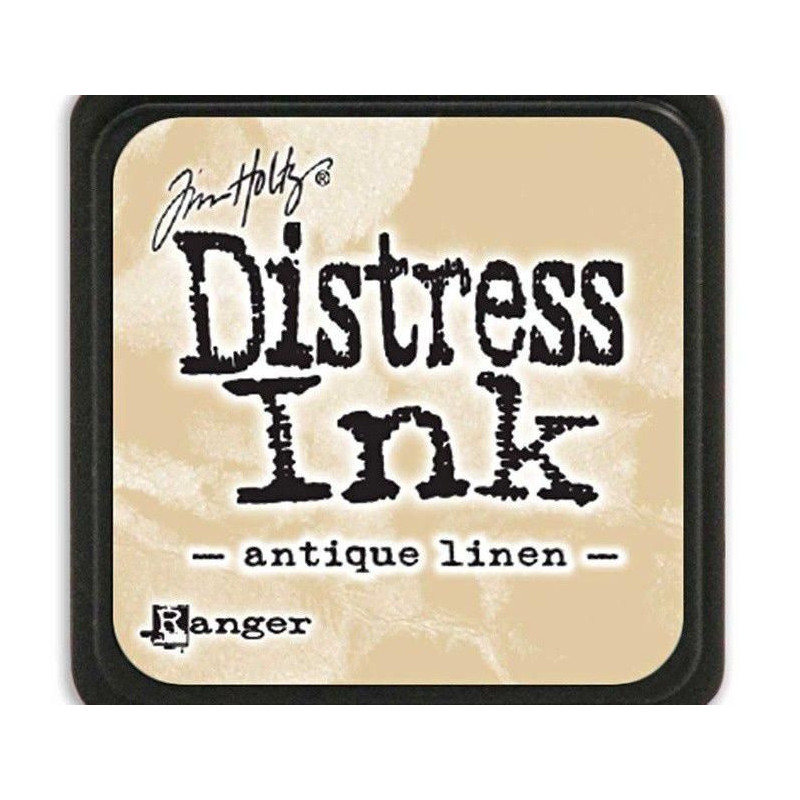 Distress Ink Mini Antique Linen Ranger Polštářky 3x3cm Inkousty Scrapbooking Papír