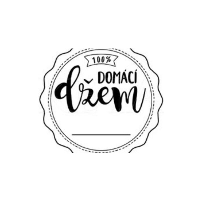 Domácí Džem Č. 905 - Gumové Razítko Na Dřevě (1ks), Keta Gumová, Razítka Scrapbooking Papír