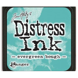 Distress Ink Mini Evergreen Bough Ranger Polštářky 3x3cm Inkousty Scrapbooking Papír