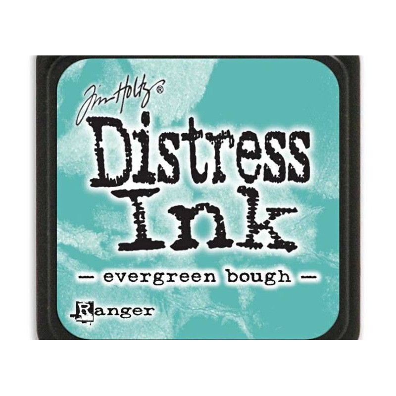 Distress Ink Mini Evergreen Bough Ranger Polštářky 3x3cm Inkousty Scrapbooking Papír