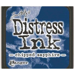 Distress Ink Mini Chipped Sapphire Ranger Polštářky 3x3cm Inkousty Scrapbooking Papír