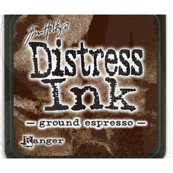 Distress Ink Mini Ground Espresso Ranger Polštářky 3x3cm Inkousty Scrapbooking Papír