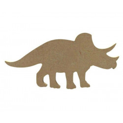 Dekorační Triceratops Z Mdf (1ks) 18, 5x9cm Gomille Sas Předměty Na Decoupage Hobby Barvy