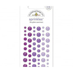 Enamelové Samolepicí Tečky Třpytivé (54ks) Lilac Doodlebug Design Inc., Dekorace Ozdoby Scrapbooking Papír