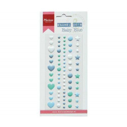 Enamelové Samolepky (72ks) - Baby Blue Marianne Design Dekorace Ozdoby Scrapbooking Papír