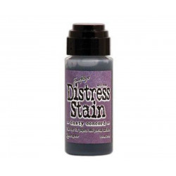 Inkoustová Barva Dabber Distress Stain Dusty Concord Ranger Inkousty Polštářky Scrapbooking Papír