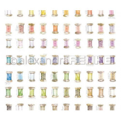 Jednostranný Papír Na Scrapbook (1ks) Thread Spool Colourfully Renke Alexandra 30 30 Vzory Papíry Listy Potiskem Scrapbooking