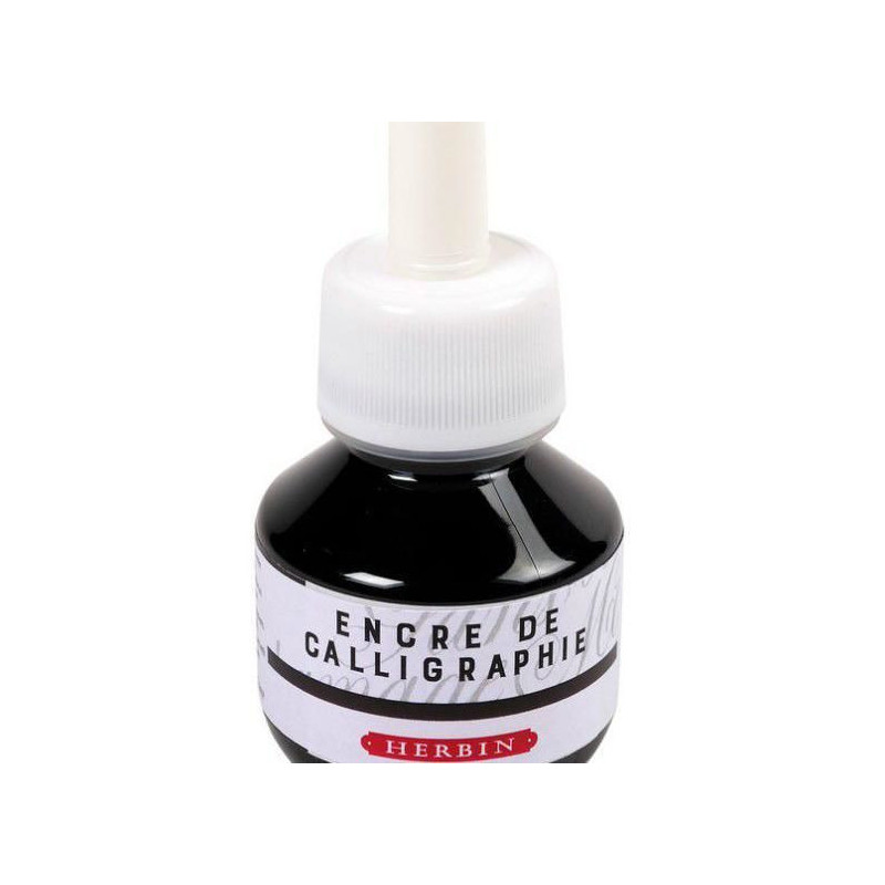 Kaligrafický Inkoust 50ml Černý, Herbin Inkousty Náplně, Kaligrafie Výtvarné Potřeby