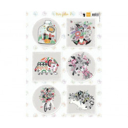 List A4 S Obrázky - Tres Jolie 2 Marianne Design Papíry Potiskem Scrapbooking