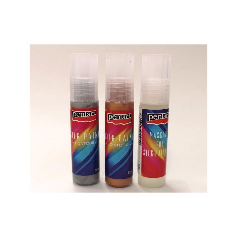 Kontury Na Hedvábí 20ml Pentart Barvy Textil