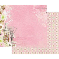 Oboustranný Papír Na Scrapbook (1ks) Sweet Moments Bobunny 30 x 30 Příroda Papíry Listy Potiskem Scrapbooking