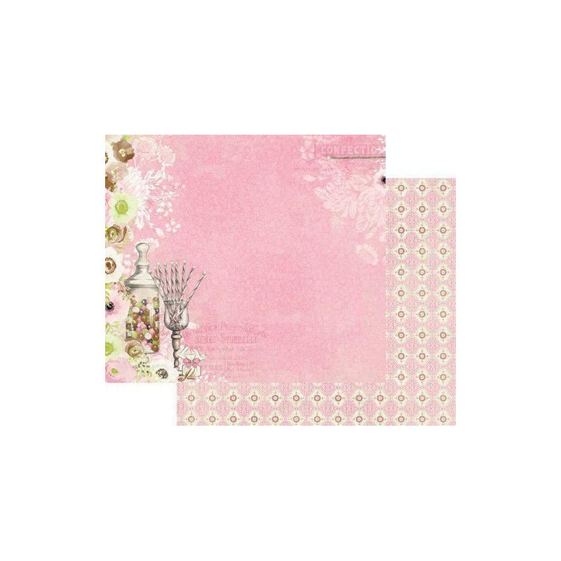 Oboustranný Papír Na Scrapbook (1ks) Sweet Moments Bobunny 30 x 30 Příroda Papíry Listy Potiskem Scrapbooking