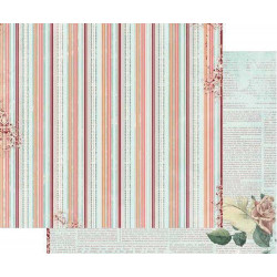 Oboustranný Papír Na Scrapbook (1ks) Bella Rosa Reflection Bobunny 30 x 30 Vintage Papíry Listy Potiskem Scrapbooking