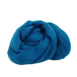 Merino 50g Vlna Ovčí Jemná Cobalt Dhg Jednobarevná, Plstění, Textil Hedvábí