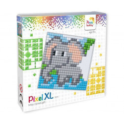 Mozaika Pixel Xl S Pružnou Deskou 12x12cm Slon Pixelhobby Kreativní Sady Kreativita Škola