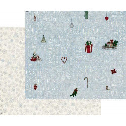 Oboustranný Papír Na Scrapbook (1ks) Tis The Season Yuletide Bobunny 30 x 30 Vánoce Papíry Listy Potiskem Scrapbooking