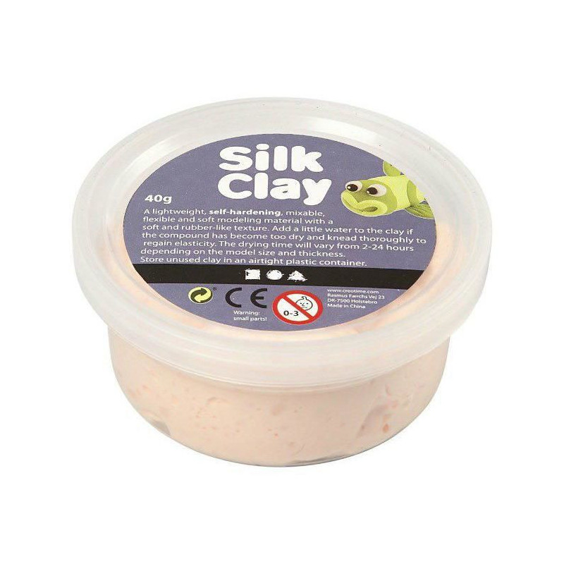 Modelovací Hmota Samotvrdnoucí Silk Clay - Tělová, Silk Clay Modelína Kreativita Škola