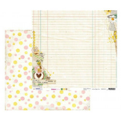 Oboustranný Papír Na Scrapbook Celebrate Spring (1ks) Č.03 Studio Light 30 x 30 Příroda Papíry Listy Potiskem Scrapbooking