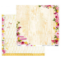 Oboustranný Papír Na Scrapbook Celebrate Spring (1ks) Č.02 Studio Light 30 x 30 Příroda Papíry Listy Potiskem Scrapbooking