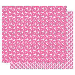 Oboustranný Papír Na Scrapbook Scrapberry´s (1ks) Reindeer Pink Crush Scrapberrys 30 x 30 Vánoce Papíry Listy Potiskem