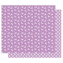 Oboustranný Papír Na Scrapbook Scrapberry´s (1ks) Reindeer Lustrous Lilac Scrapberrys 30 x 30 Vánoce Papíry Listy Potiskem