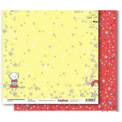 Oboustranný Papír Na Scrapbook Scrapberry´s (1ks) Star Girl Scrapberrys 30 x 30 Děti Papíry Listy Potiskem Scrapbooking