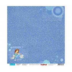 Oboustranný Papír Na Scrapbook Scrapberry´s (1ks) Sketching The Star Scrapberrys 30 x 30 Děti Papíry Listy Potiskem Scrapbooking