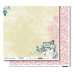 Oboustranný Papír Na Scrapbook Scrapberry´s (1ks) Mother´s Treasure Scrapberrys 30 x 30 Příroda Papíry Listy Potiskem