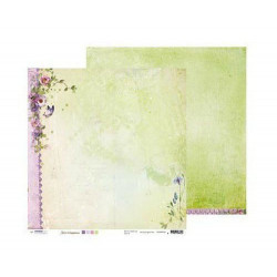 Oboustranný Papír Na Scrapbook Home & Hapiness (1ks) Č.03 Studio Light 30 x 30 Příroda Papíry Listy Potiskem Scrapbooking