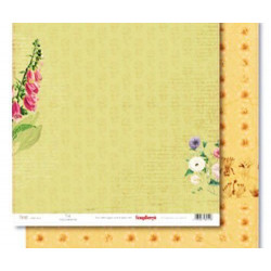 Oboustranný Papír Na Scrapbook Scrapberry´s (1ks) Trail Scrapberrys 30 x 30 Příroda Papíry Listy Potiskem Scrapbooking