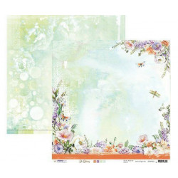 Oboustranný Papír Na Scrapbook So Spring (1ks) Č.02 Studio Light 30 x 30 Příroda Papíry Listy Potiskem Scrapbooking