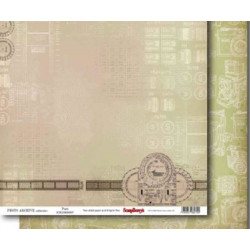 Oboustranný Papír Na Scrapbook Scrapberry´s (1ks) Flash Scrapberrys 30 x 30 Ornamenty Papíry Listy Potiskem Scrapbooking