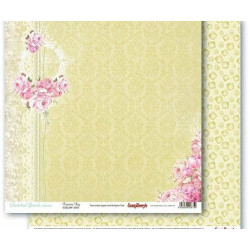 Oboustranný Papír Na Scrapbook Scrapberry´s (1ks) Feminine Key Scrapberrys 30 x 30 Příroda Papíry Listy Potiskem Scrapbooking